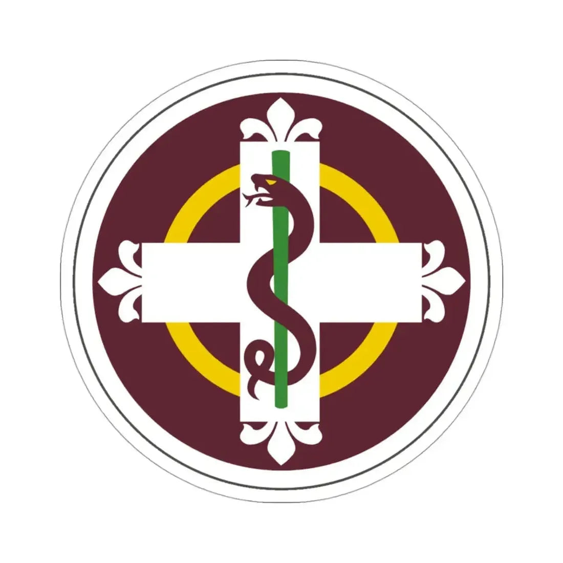 338 Medical Brigade (U.S. Army) STICKER Vinyl Die-Cut Decal - The Sticker Space