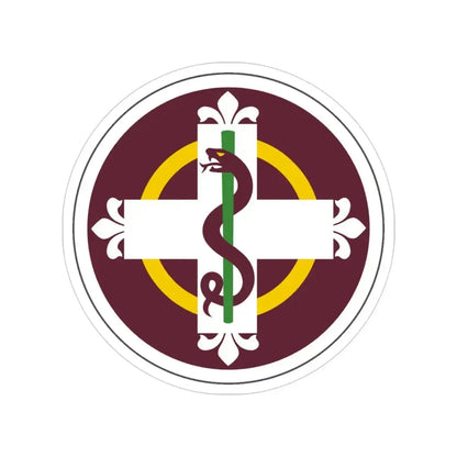 338 Medical Brigade (U.S. Army) Transparent STICKER Die-Cut Vinyl Decal 3 Inch - The Sticker Space