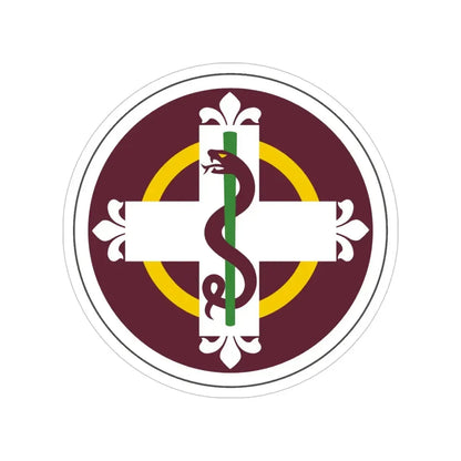 338 Medical Brigade (U.S. Army) Transparent STICKER Die-Cut Vinyl Decal - The Sticker Space