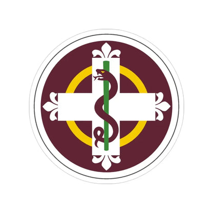 338 Medical Brigade (U.S. Army) Transparent STICKER Die-Cut Vinyl Decal - The Sticker Space