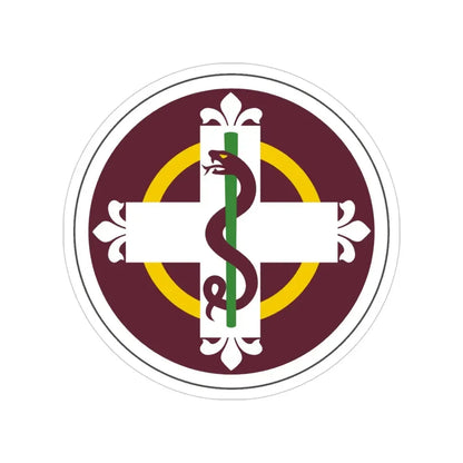 338 Medical Brigade (U.S. Army) Transparent STICKER Die-Cut Vinyl Decal - The Sticker Space