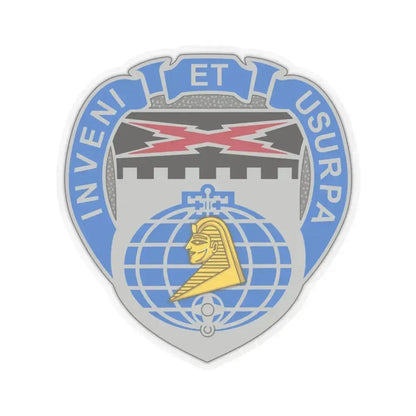 338 Military Intelligence Battalion (U.S. Army) STICKER Vinyl Kiss-Cut Decal 3 Inch Transparent - The Sticker Space