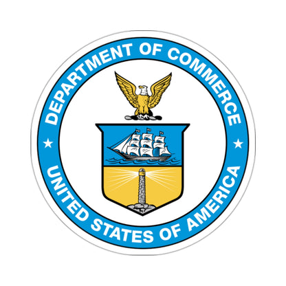 Seal of the United States Department of Commerce - STICKER Vinyl Kiss-Cut Decal