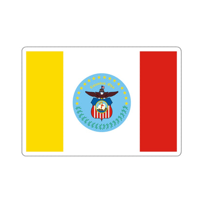 Flag of Columbus, Ohio - STICKER Vinyl Kiss-Cut Decal