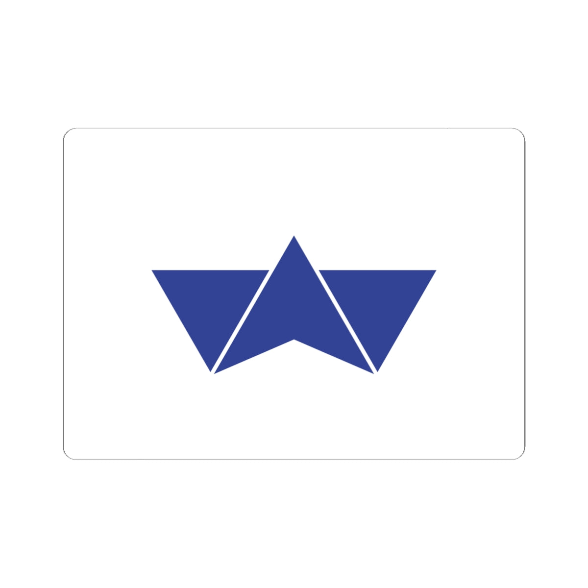 Flag of Onojo Fukuoka (Japan) STICKER Vinyl Kiss-Cut Decal