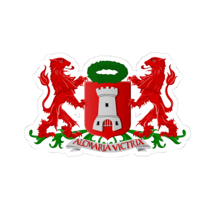 Alkmaar wapen (Netherlands) (Coat of Arms) STICKER Vinyl Kiss-Cut Decal