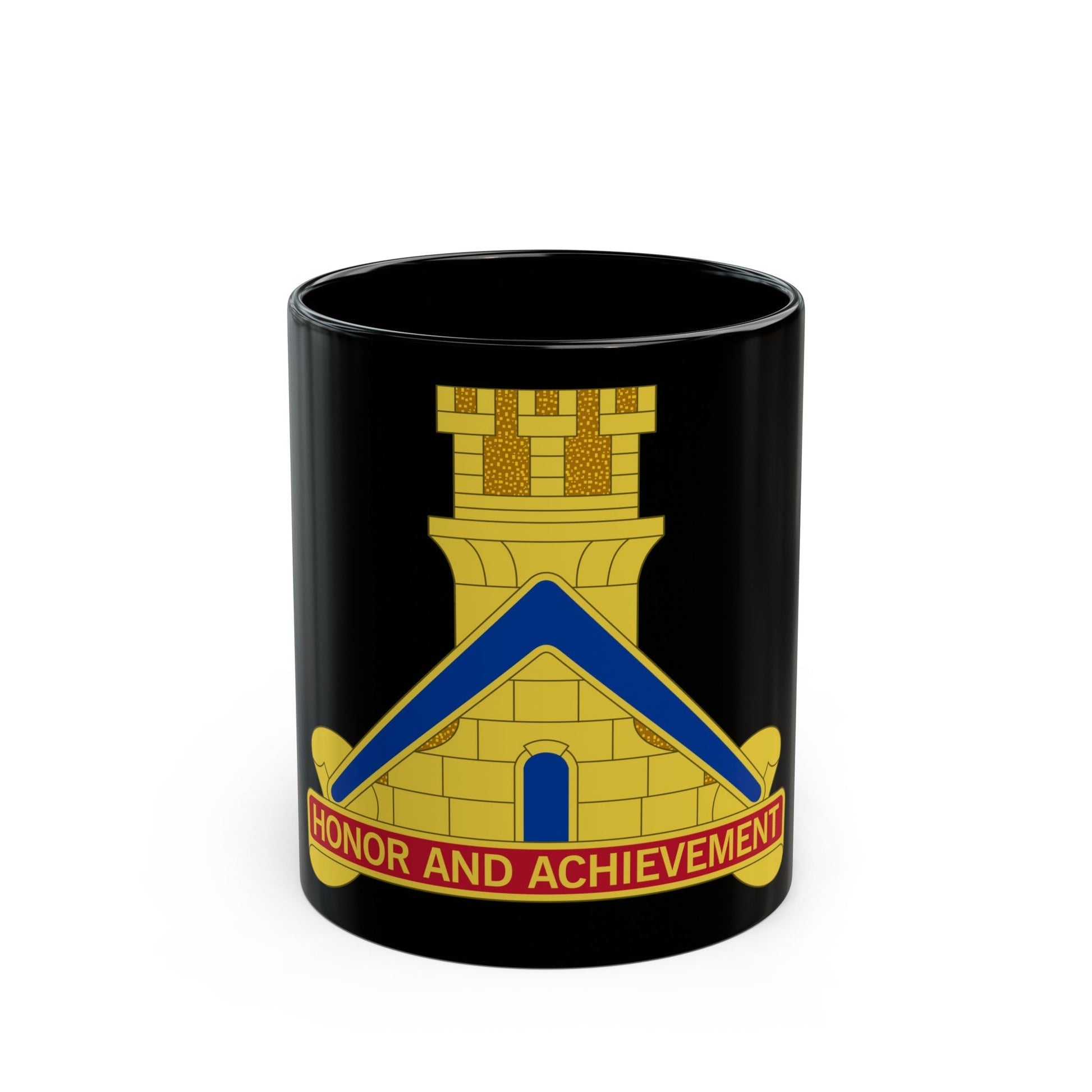 339 Engineer Battalion (U.S. Army) Black Coffee Mug-11oz-The Sticker Space