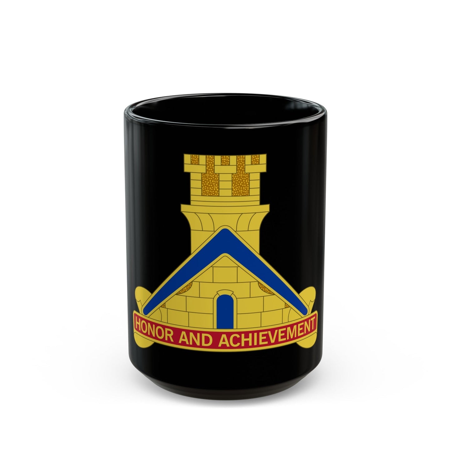 339 Engineer Battalion (U.S. Army) Black Coffee Mug-15oz-The Sticker Space