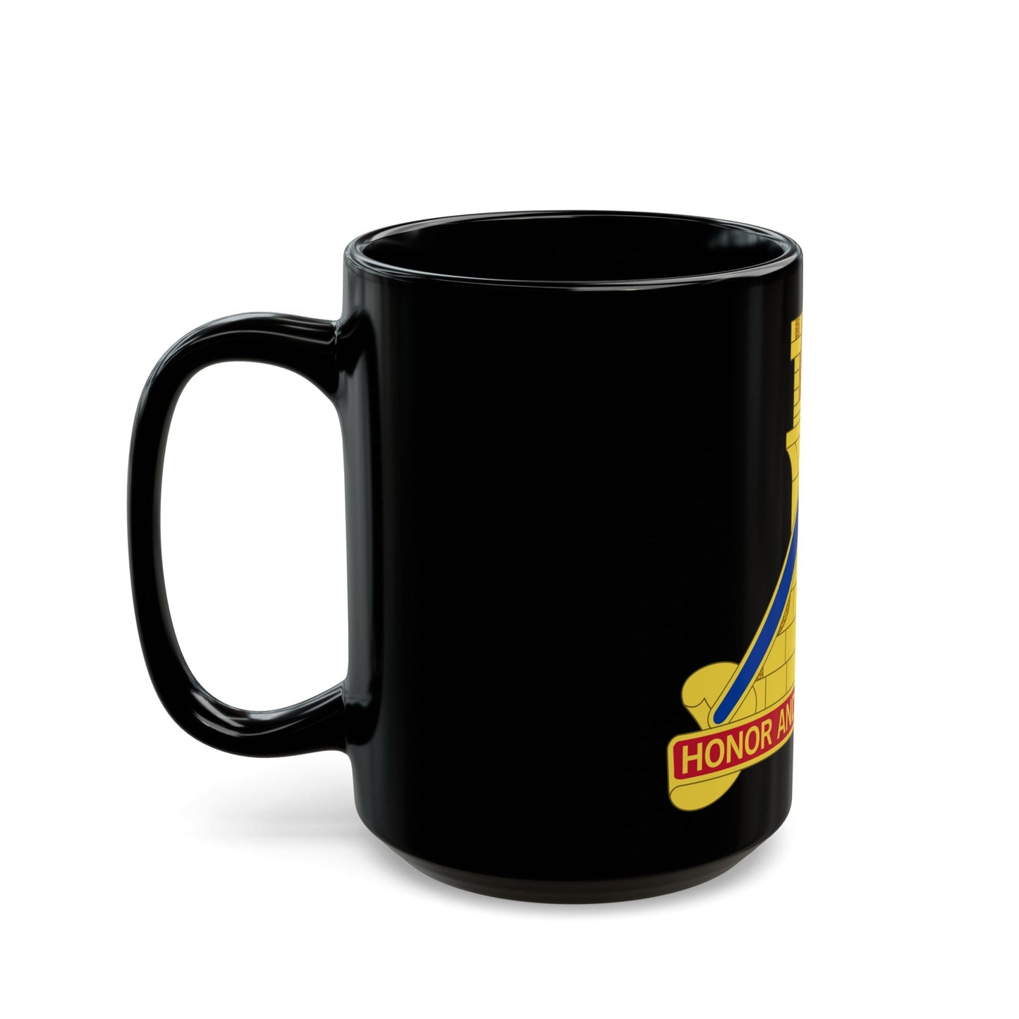 339 Engineer Battalion (U.S. Army) Black Coffee Mug-The Sticker Space