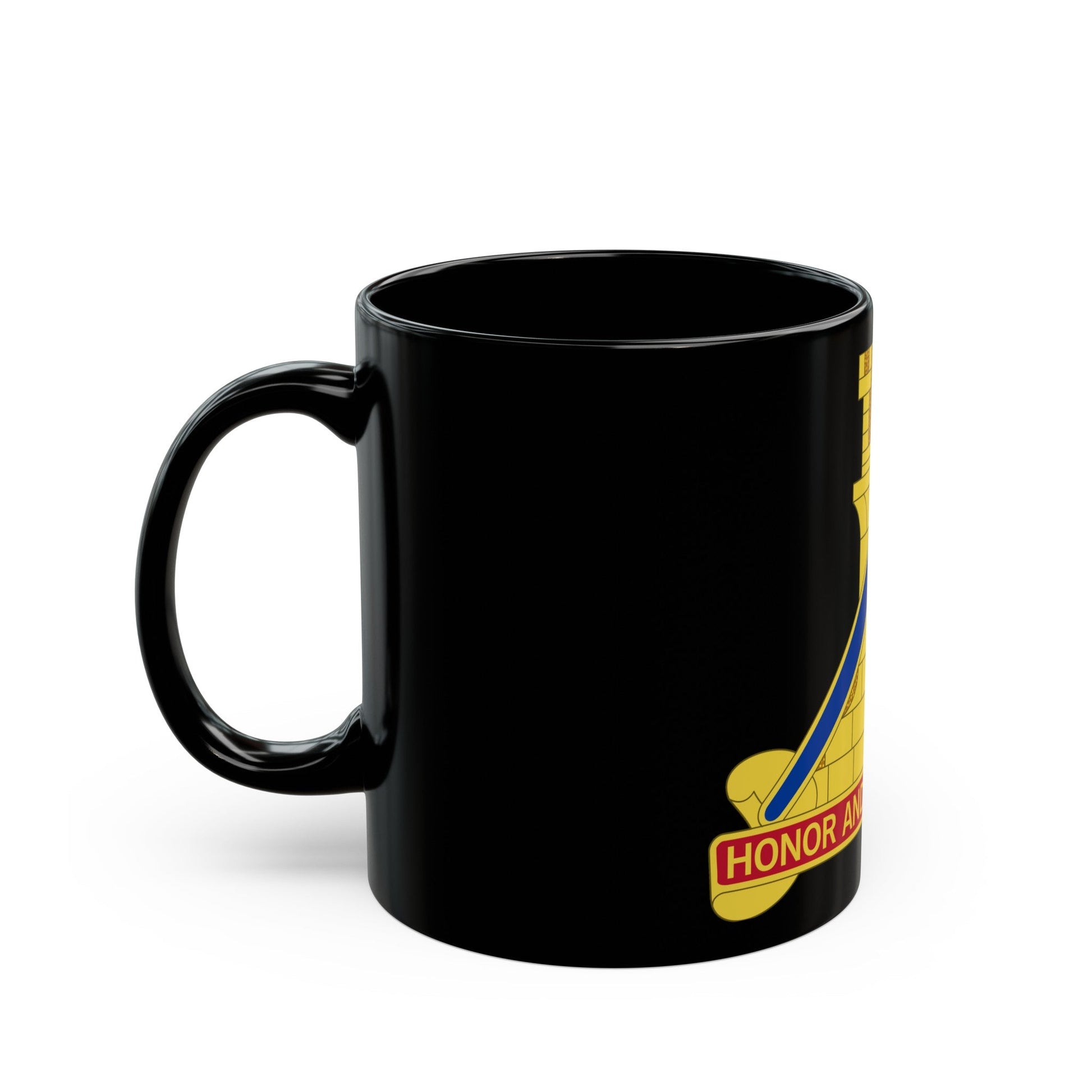 339 Engineer Battalion (U.S. Army) Black Coffee Mug-The Sticker Space