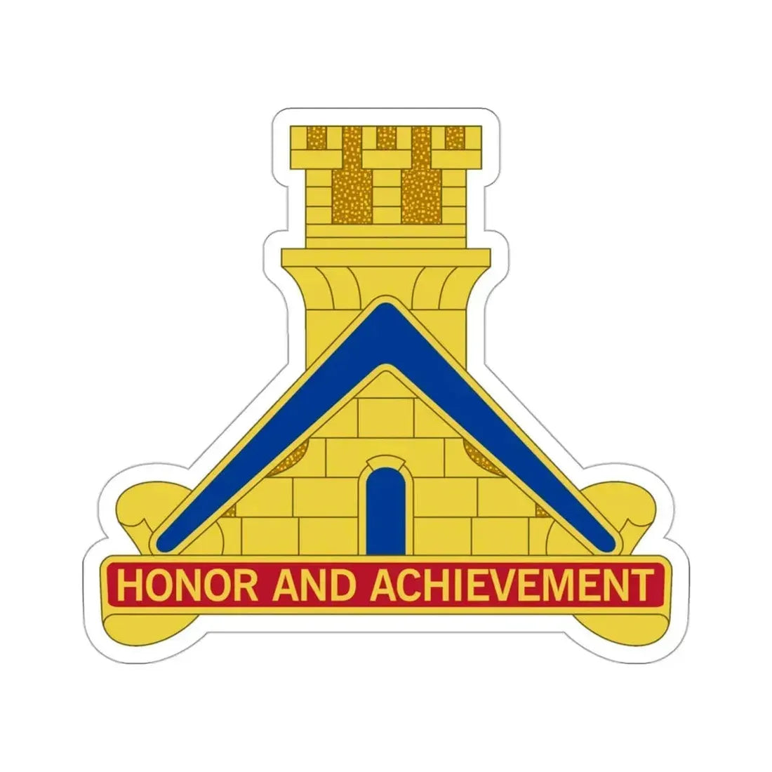 339 Engineer Battalion (U.S. Army) STICKER Vinyl Die-Cut Decal 3 Inch - The Sticker Space