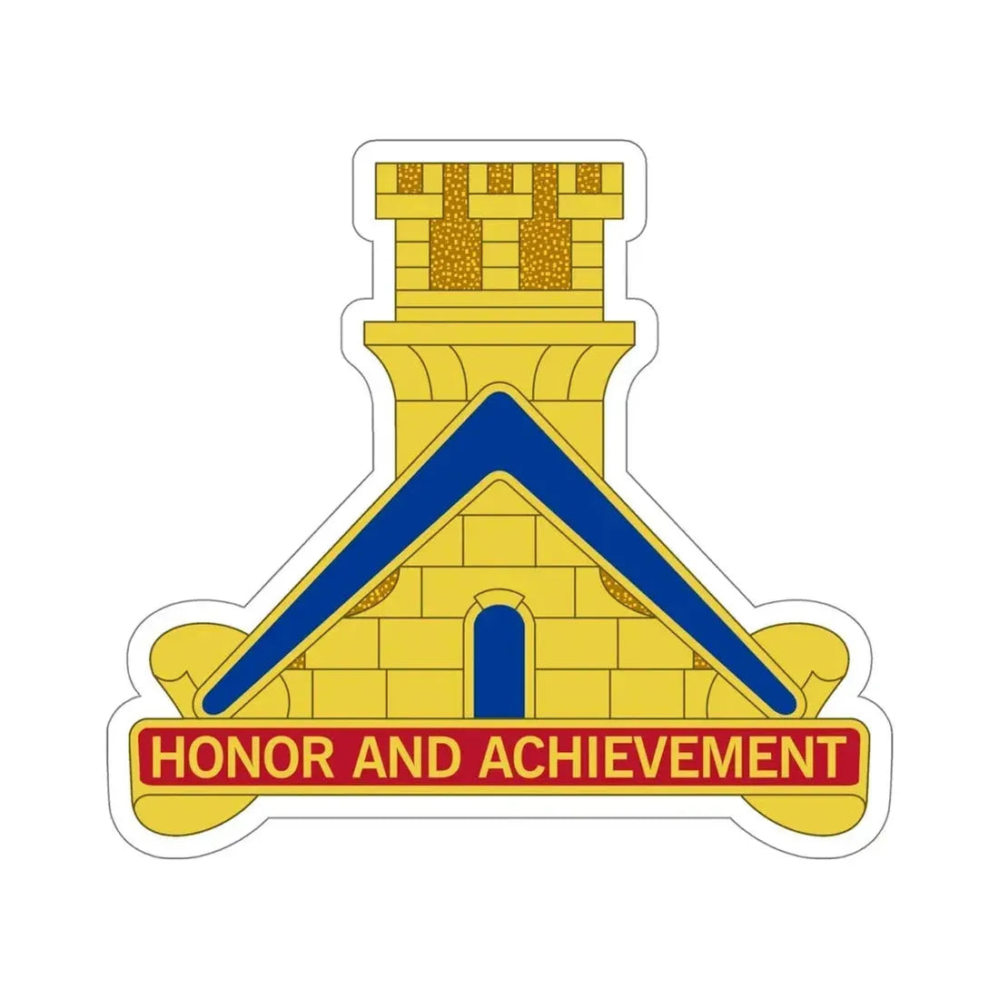 339 Engineer Battalion (U.S. Army) STICKER Vinyl Die-Cut Decal - The Sticker Space