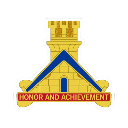 339 Engineer Battalion (U.S. Army) STICKER Vinyl Kiss-Cut Decal 2 Inch White - The Sticker Space