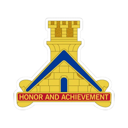 339 Engineer Battalion (U.S. Army) STICKER Vinyl Kiss-Cut Decal 3 Inch White - The Sticker Space