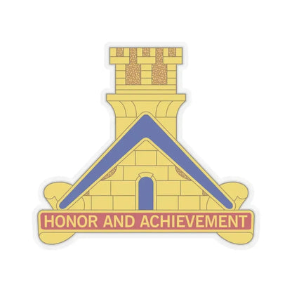 339 Engineer Battalion (U.S. Army) STICKER Vinyl Kiss-Cut Decal 4 Inch Transparent - The Sticker Space