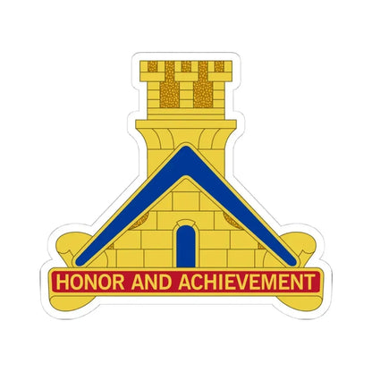 339 Engineer Battalion (U.S. Army) STICKER Vinyl Kiss-Cut Decal 4 Inch White - The Sticker Space