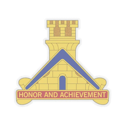 339 Engineer Battalion (U.S. Army) STICKER Vinyl Kiss-Cut Decal 6 Inch Transparent - The Sticker Space