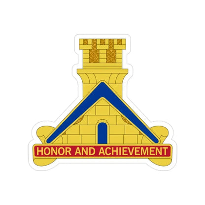 339 Engineer Battalion (U.S. Army) Transparent STICKER Die-Cut Vinyl Decal 2 Inch - The Sticker Space