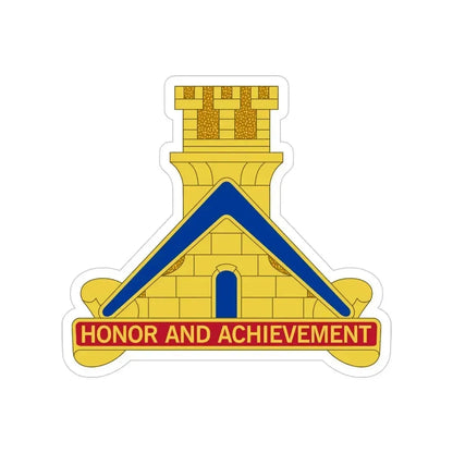 339 Engineer Battalion (U.S. Army) Transparent STICKER Die-Cut Vinyl Decal 4 Inch - The Sticker Space