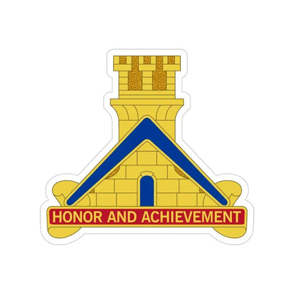 339 Engineer Battalion (U.S. Army) Transparent STICKER Die-Cut Vinyl Decal 5 Inch - The Sticker Space