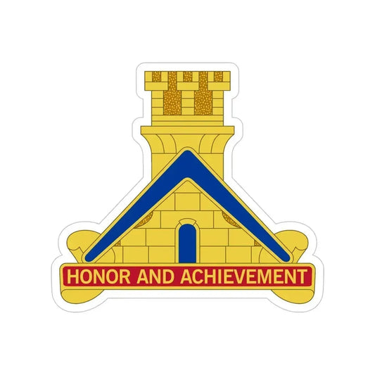 339 Engineer Battalion (U.S. Army) Transparent STICKER Die-Cut Vinyl Decal 6 Inch - The Sticker Space