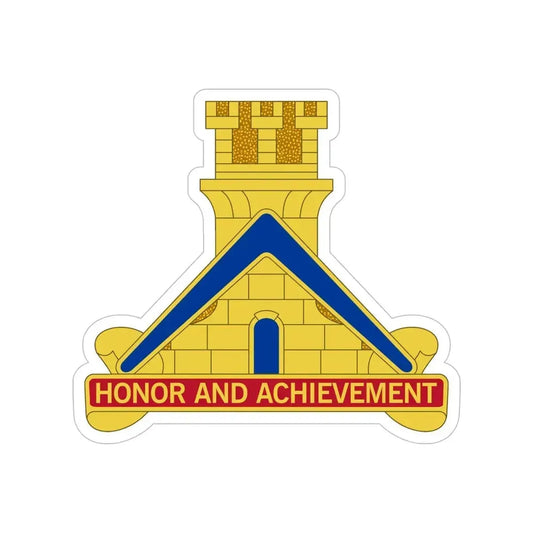 339 Engineer Battalion (U.S. Army) Transparent STICKER Die-Cut Vinyl Decal 6 Inch - The Sticker Space