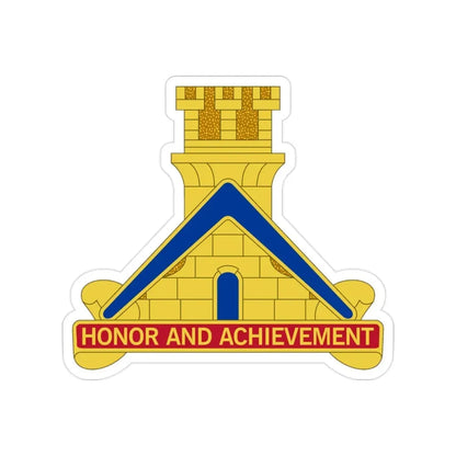 339 Engineer Battalion (U.S. Army) Transparent STICKER Die-Cut Vinyl Decal - The Sticker Space