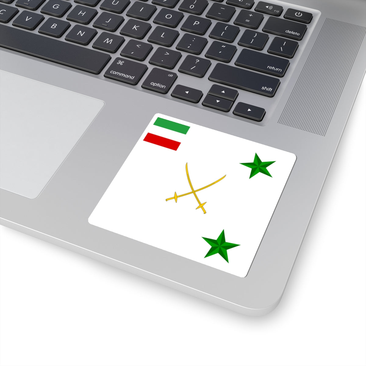 Flag of a Persian Division General (Iran) STICKER Vinyl Kiss-Cut Decal