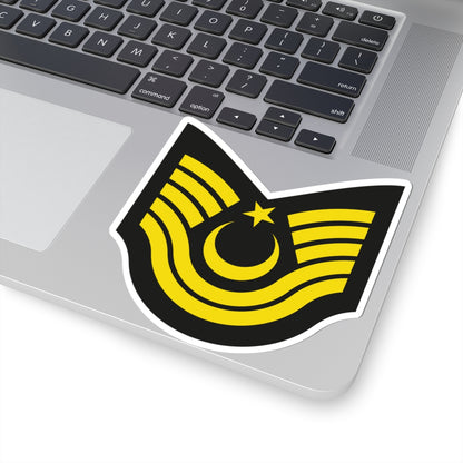 Army TUR OR 07 (Turkey) (Military Rank) STICKER Vinyl Kiss-Cut Decal