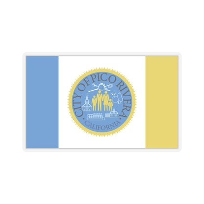 Flag of Pico Rivera, California - STICKER Vinyl Kiss-Cut Decal