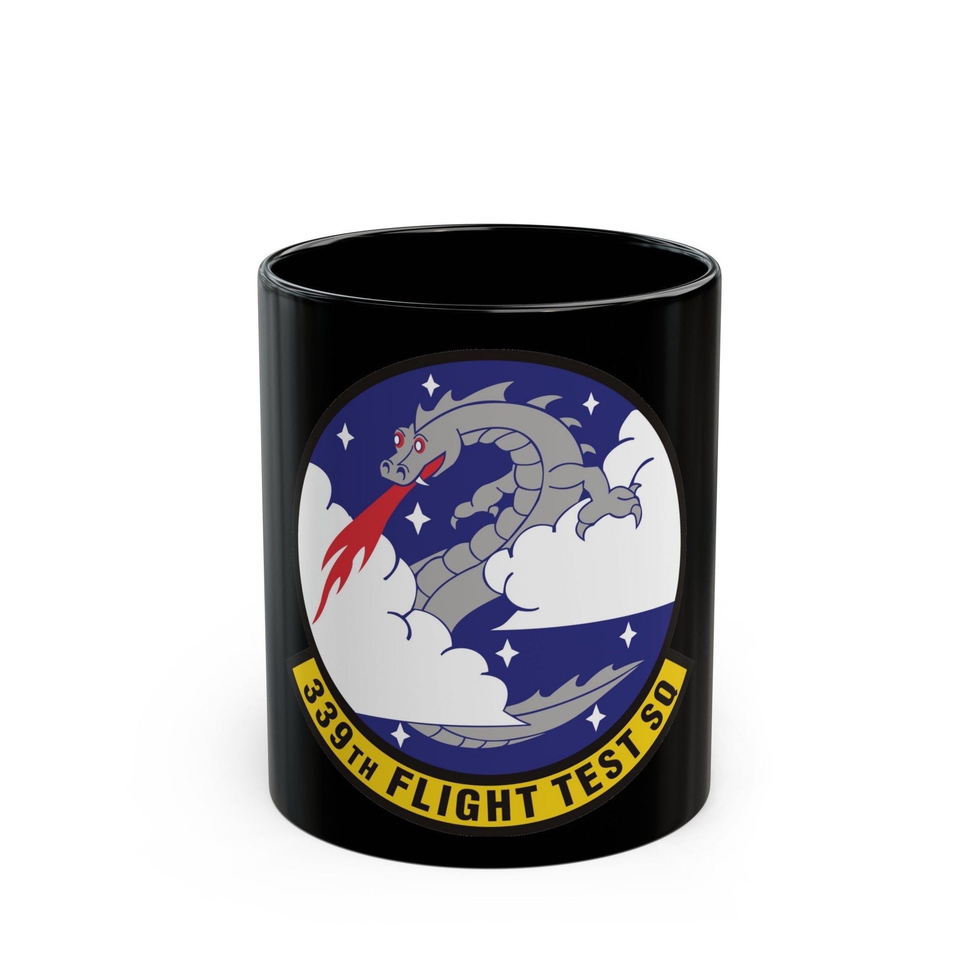 339th Flight Test Squadron (U.S. Air Force) Black Coffee Mug-11oz-The Sticker Space