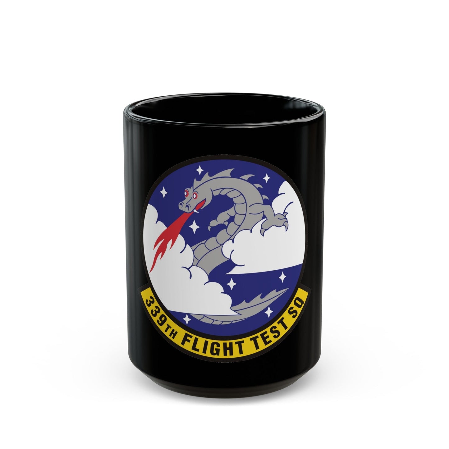 339th Flight Test Squadron (U.S. Air Force) Black Coffee Mug-15oz-The Sticker Space