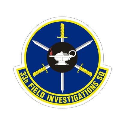 33d Field Investigations Squadron (U.S. Air Force) STICKER Vinyl Die-Cut Decal-6 Inch-The Sticker Space