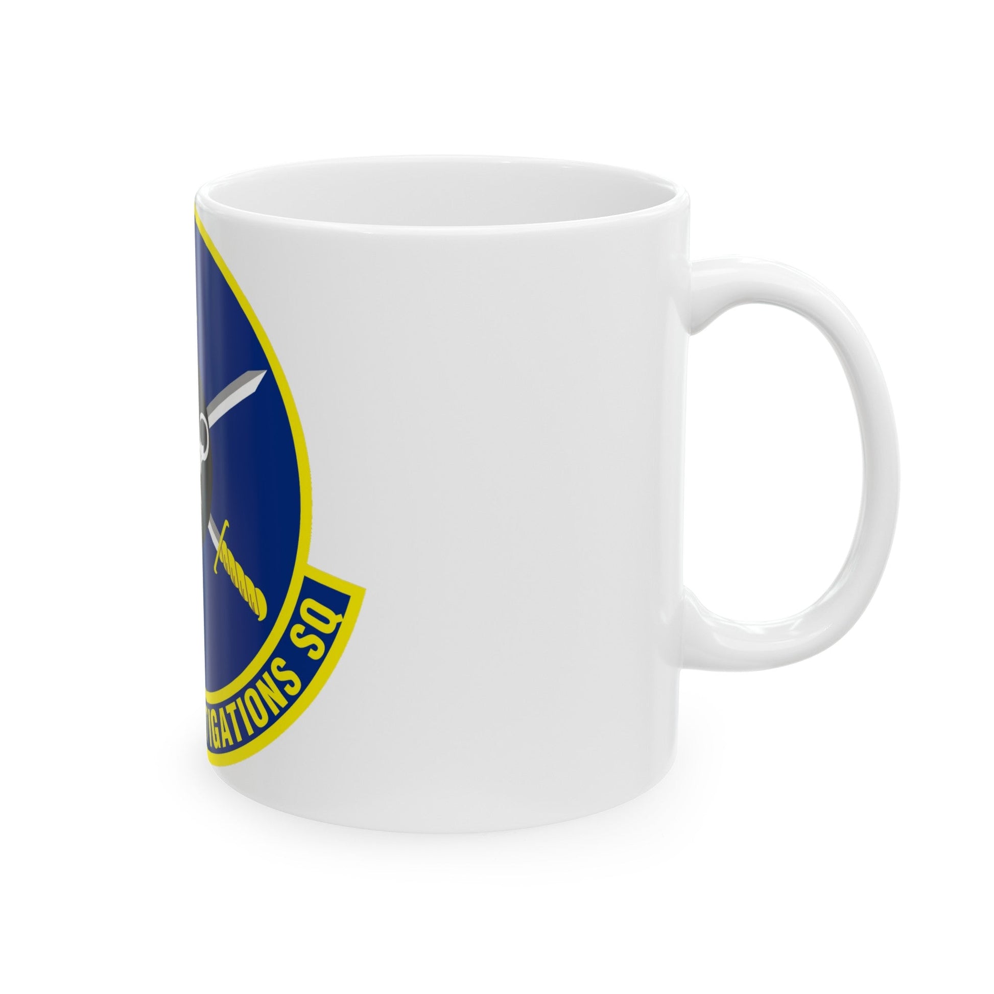 33d Field Investigations Squadron (U.S. Air Force) White Coffee Mug-The Sticker Space