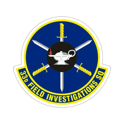 33d Field Investigations Squadron (U.S. Air Force) STICKER Vinyl Die-Cut Decal 5 Inch - The Sticker Space