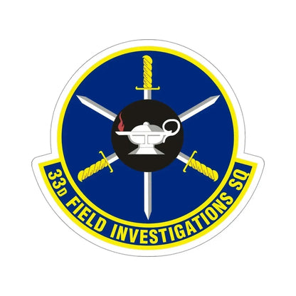 33d Field Investigations Squadron (U.S. Air Force) STICKER Vinyl Die-Cut Decal - The Sticker Space