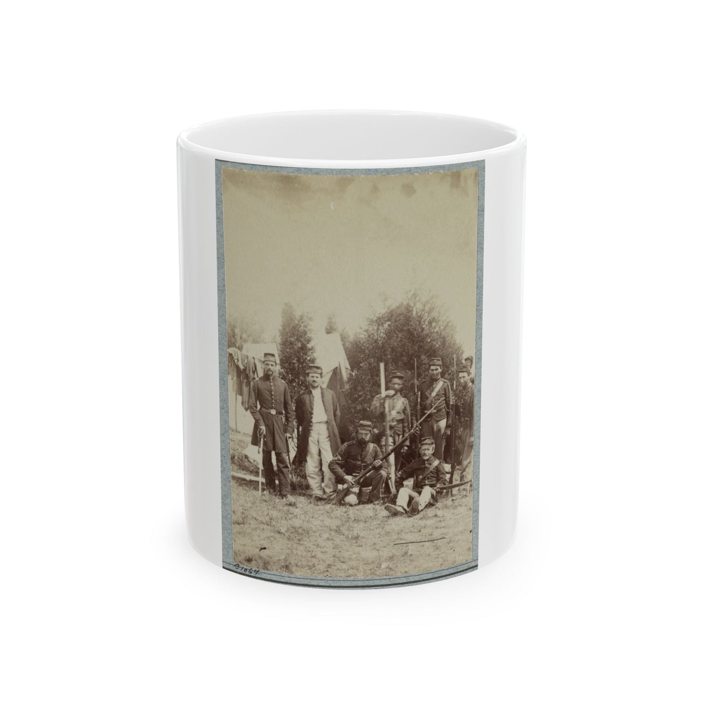 33d New York Infantry 001 (U.S. Civil War) White Coffee Mug-11oz-The Sticker Space