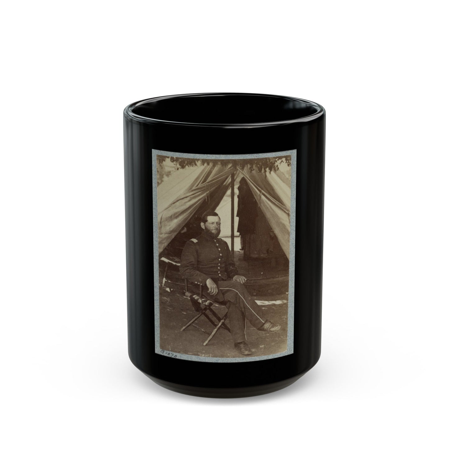 33d New York Infantry 002 (U.S. Civil War) Black Coffee Mug-15oz-The Sticker Space