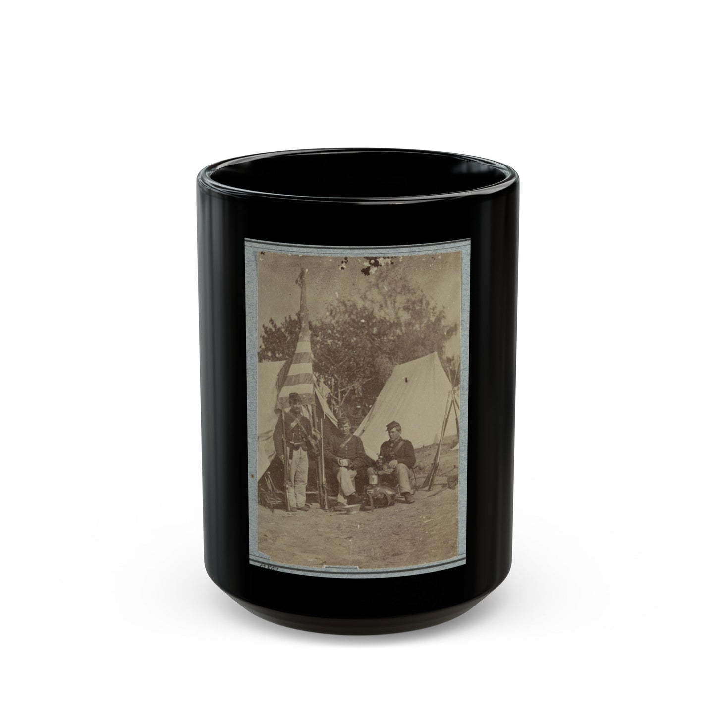 33d New York Infantry 004 (U.S. Civil War) Black Coffee Mug-15oz-The Sticker Space