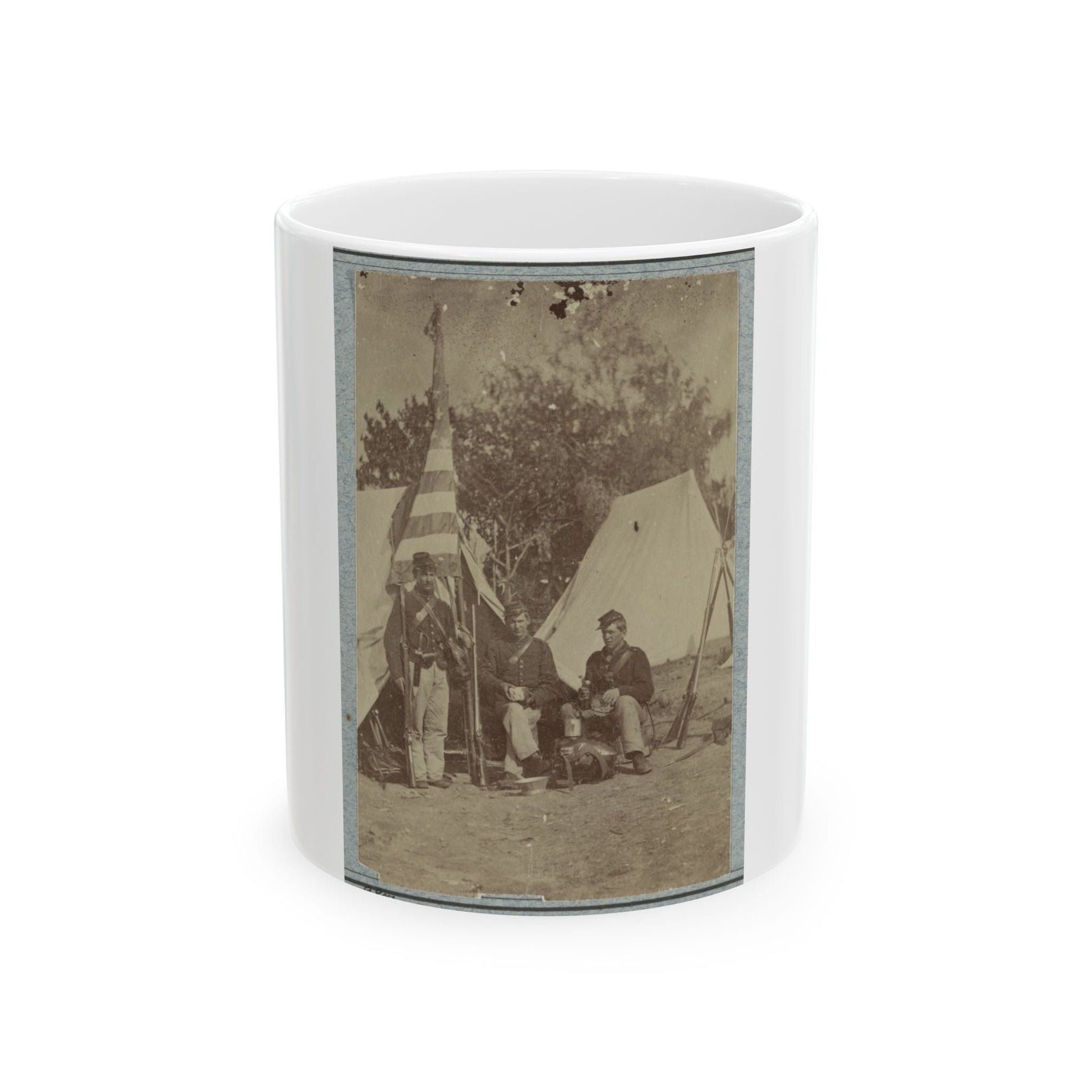 33d New York Infantry 004 (U.S. Civil War) White Coffee Mug-11oz-The Sticker Space