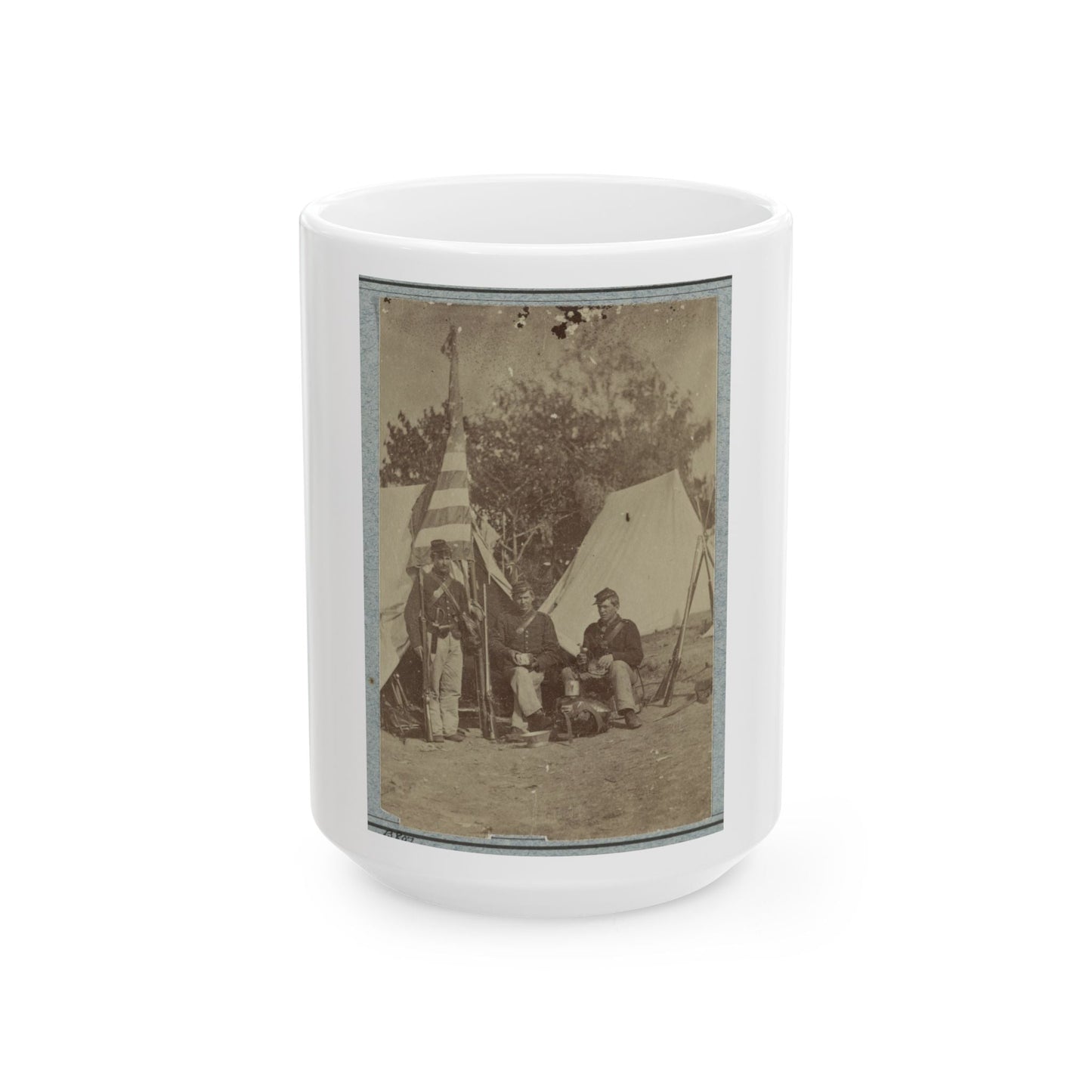 33d New York Infantry 004 (U.S. Civil War) White Coffee Mug-15oz-The Sticker Space