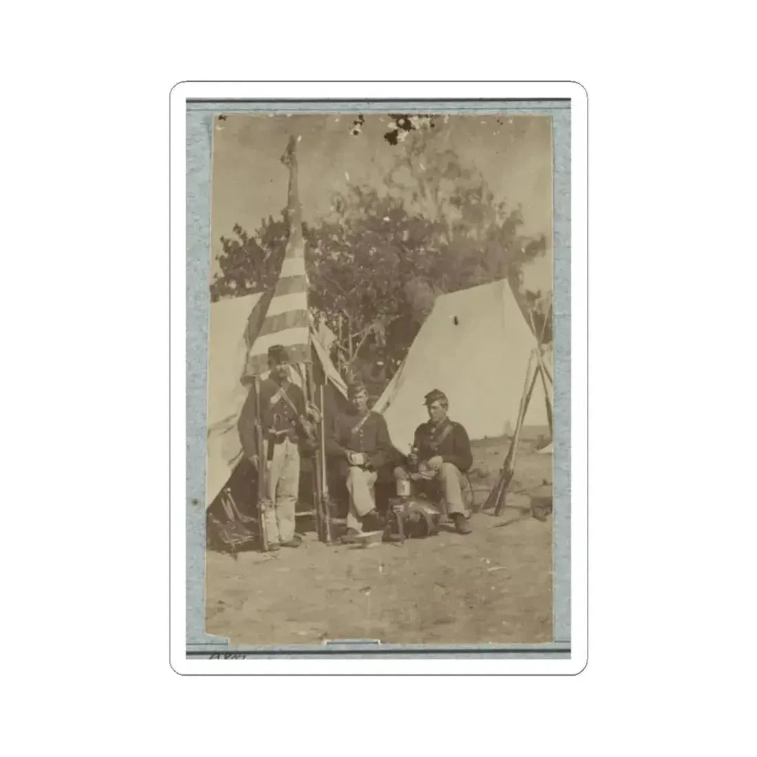 33D New York Infantry 004 (U.S. Civil War) STICKER Vinyl Kiss-Cut Decal 2 Inch White - The Sticker Space