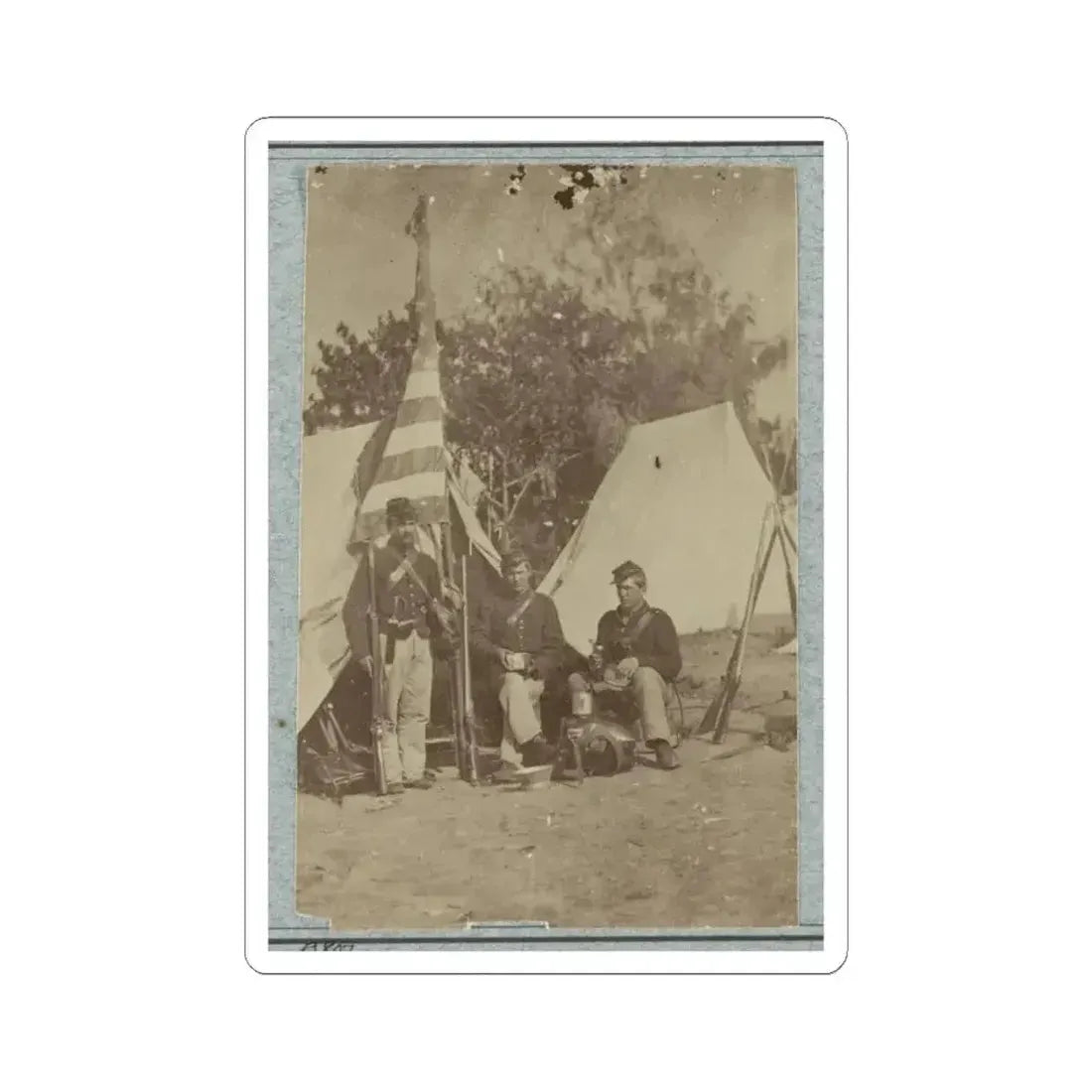 33D New York Infantry 004 (U.S. Civil War) STICKER Vinyl Kiss-Cut Decal 6 Inch White - The Sticker Space