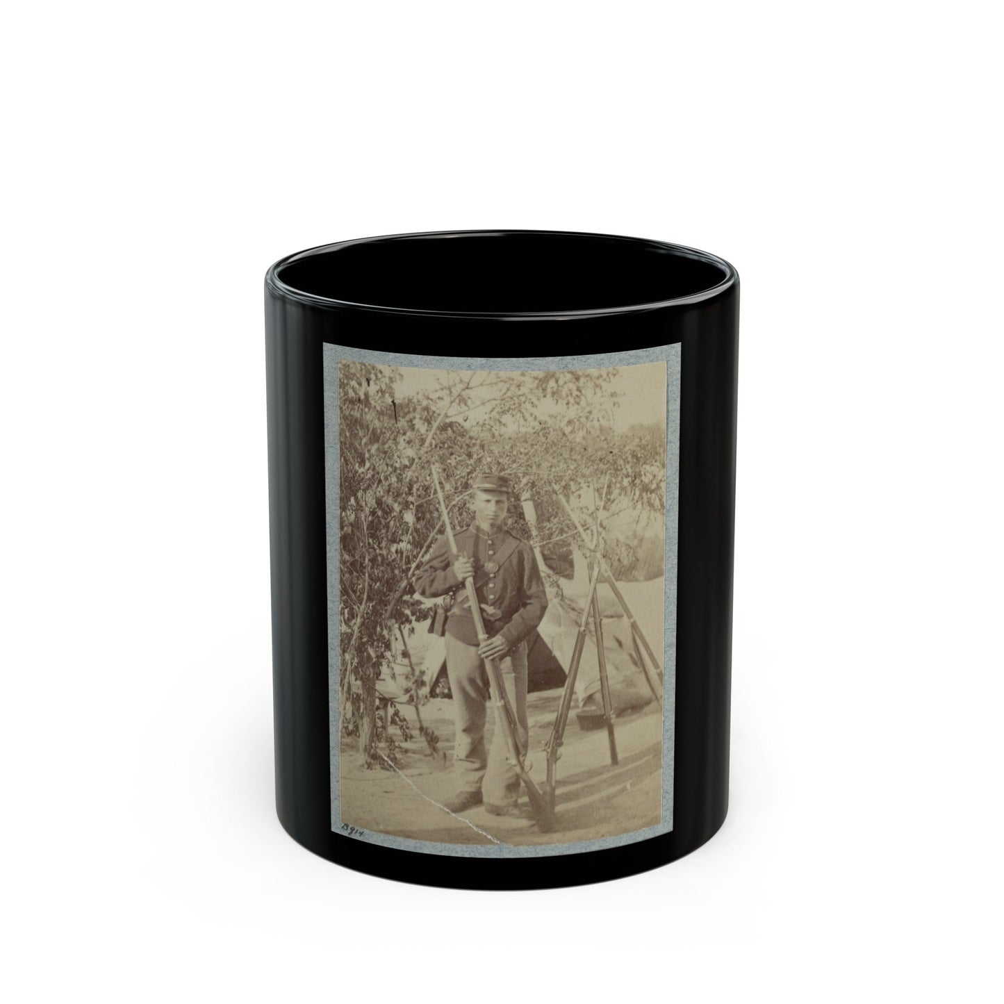 33d New York Infantry 005 (U.S. Civil War) Black Coffee Mug-11oz-The Sticker Space