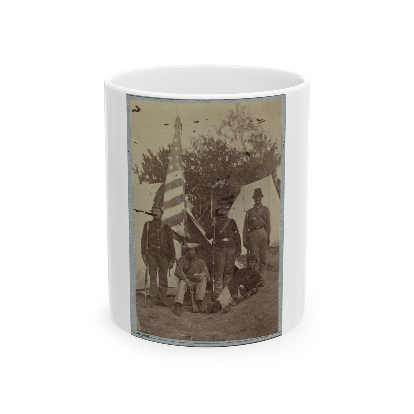 33d New York Infantry 007 (U.S. Civil War) White Coffee Mug-11oz-The Sticker Space