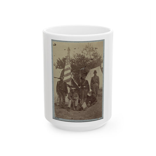 33d New York Infantry 007 (U.S. Civil War) White Coffee Mug-15oz-The Sticker Space