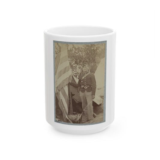 33d New York Infantry 008 (U.S. Civil War) White Coffee Mug-15oz-The Sticker Space