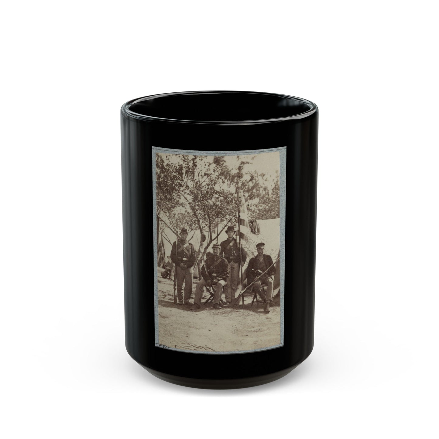 33d New York Infantry 009 (U.S. Civil War) Black Coffee Mug-15oz-The Sticker Space