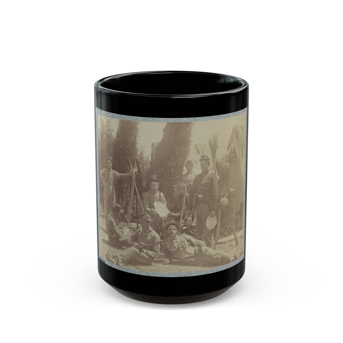 33d New York Infantry 010 (U.S. Civil War) Black Coffee Mug-15oz-The Sticker Space