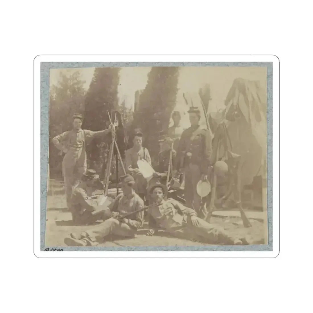 33D New York Infantry 010 (U.S. Civil War) STICKER Vinyl Kiss-Cut Decal 3 Inch White - The Sticker Space